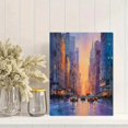 thumbnail image 2 of New York City Yellow Cab Watercolor Canvas Wall Art Print for Living Room Bedroom Office Hallway Dining Room Apartment Decor, 2 of 8