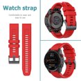 thumbnail image 1 of Correa de silicona suave para reloj inteligente pulsera de 22mm para Likrtyny Garmin Fenix 3 16 GPS55 PlusInstinct 2Forerunner 935 945 liberación rápida, 1 of 7