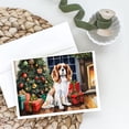 thumbnail image 2 of Cavalier Spaniel Cozy Christmas Greeting Cards Pack of 8 7 in x 5 in, 2 of 3