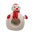 thumbnail image 3 of Casa para Gatos de Navidad Yinane Forma de Muñeco de Nieve S, 3 of 8