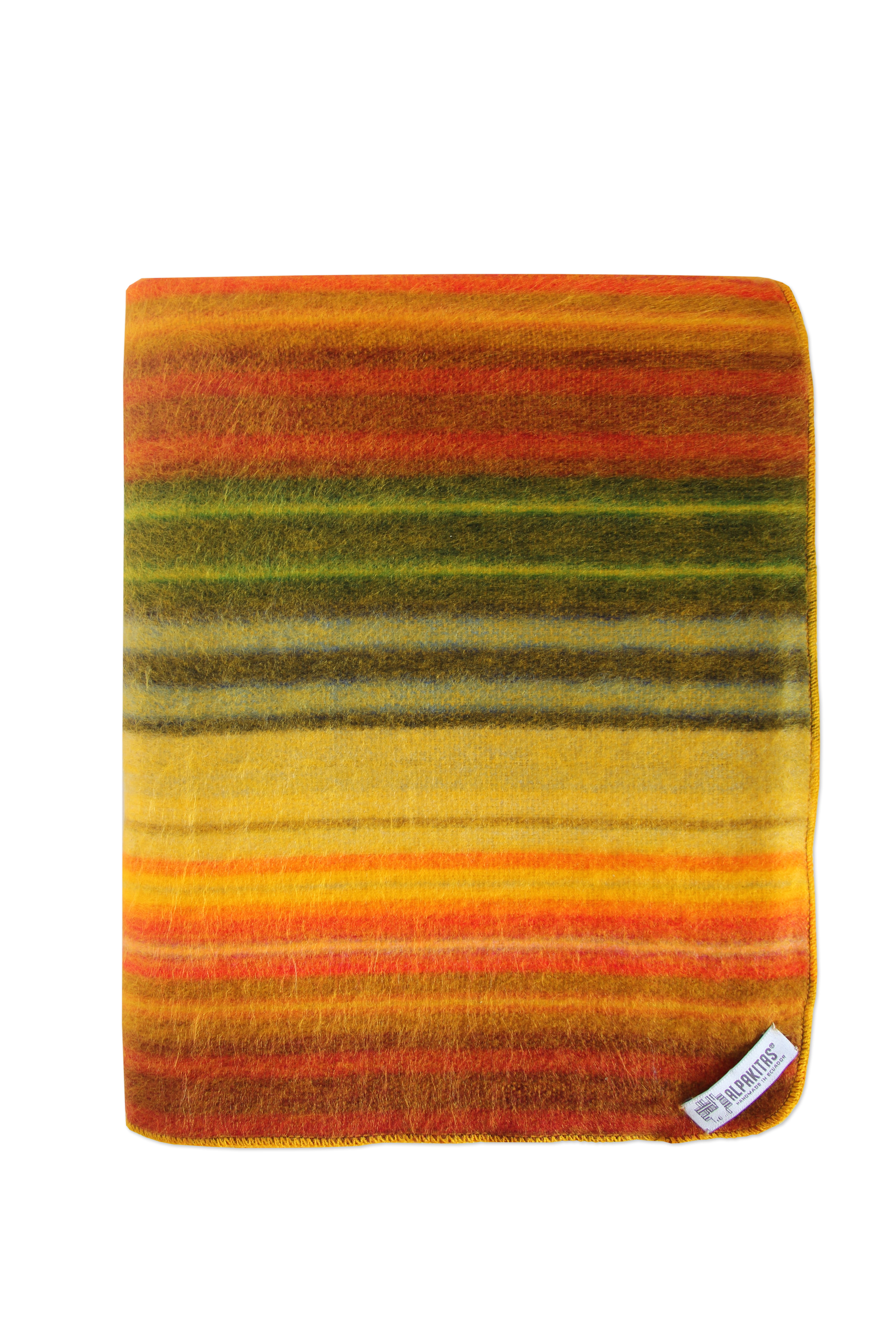 Fleece Blanket Orange Twin Size 64 x 45 inches Blankets & Throws Throw Blanket for Couch | Cooling Blanket Alpakitas Premium Handmade Alpaca Throw Blanket 
