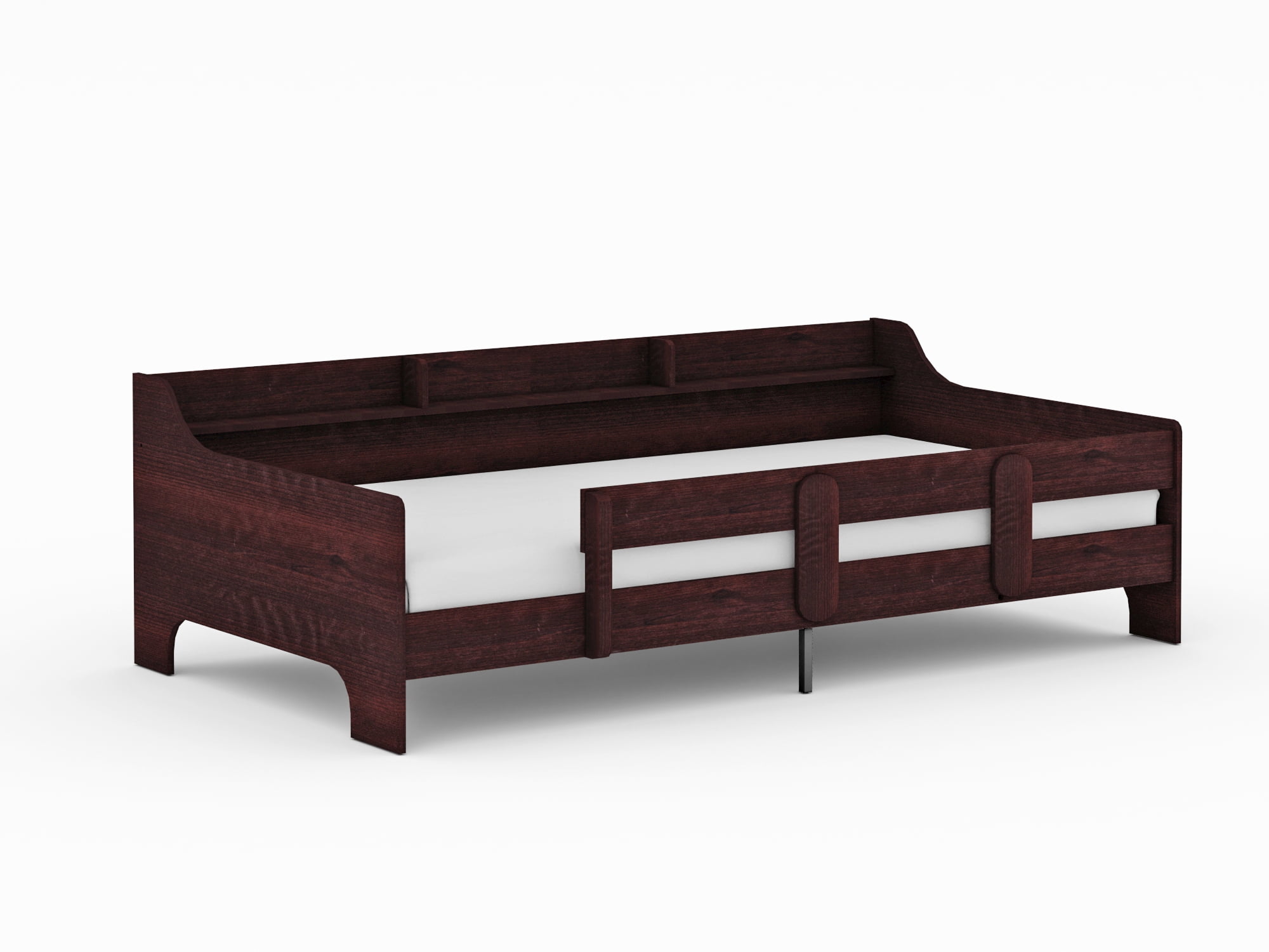 BK Furniture Hamilton Loft Convertible Bed, Espresso