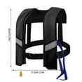 thumbnail image 2 of Chaleco de pesca inflable para adultos, expandible manualmente con aire, portátil y plegable, tela Oxford duradera, ideal para navegación, caza y pesca. Ligero y compacto, ideal para, 2 of 3
