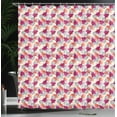 thumbnail image 4 of Ambesonne Aloha Shower Curtain, Paradise Island Rainforest, 69"Wx75"L, Multicolor, 4 of 5