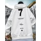 thumbnail image 3 of Sudadera con capucha y estampado de letras de High Street para hombre, con bolsillos delanteros, holgada, informal, estilo retro, sudaderas con capucha de polar Y2K, 3 of 5