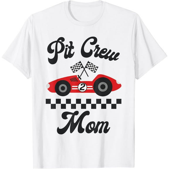 Exquisite and comfortable-Two Fast Birthday Racing Car Mom Of The Birthday Boy Party T-Shirt