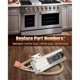 thumbnail image 4 of NR038KX Gas Range Oven Igniter Fit for Thor HRG & LRG Series HRG3026U, HRG3080U, HRG3031U, HRG3618U, Replaces DVTH-5310, 4 of 5