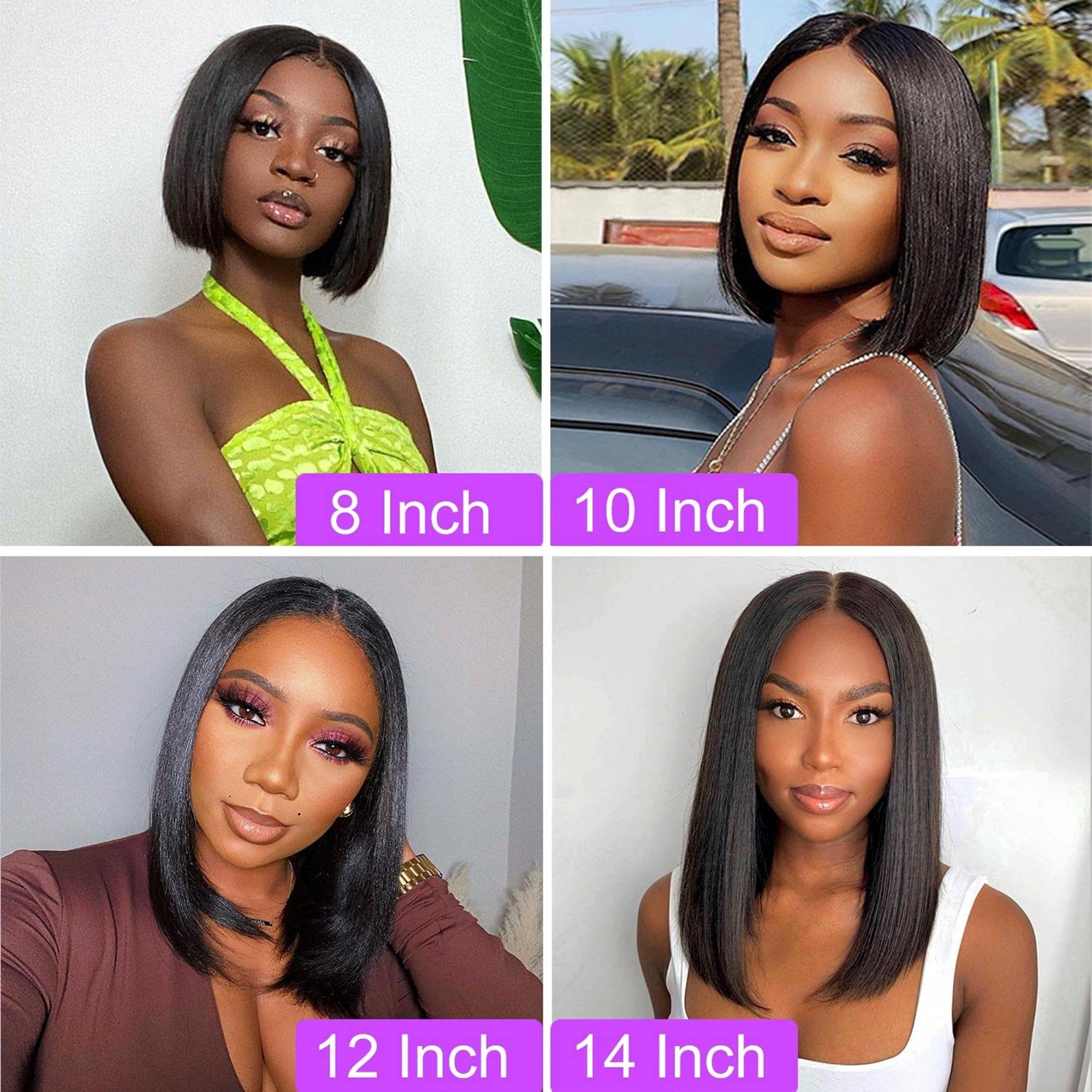 12 inches top bob hair