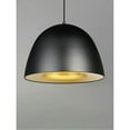 thumbnail image 2 of -12W 1 Led Pendant-23.5 Inches Wide By 16.5 Inches High-Black/Satin Brass Finish Et2 Lighting E24916-Bksbr, 2 of 10