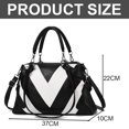 thumbnail image 2 of Bolso de hombro femenino de gran capacidad de pu, bolso de viaje para trabajar, bolso de mensajero simple, 2 of 5