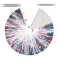 thumbnail image 2 of Sikiie Blue Swirl Fireworks 30-48 inches {designName} Print Christmas Tree Skirt Snowman Xmas Tree Skirt with Edge Christmas Decorations for Holiday Party-48", 2 of 7