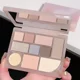 thumbnail image 1 of Heallor-paleta de maquillaje integral multifuncional, sombra de ojos mate, brillo sedoso, 10 colores, 1 of 5
