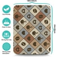 thumbnail image 3 of Coffee Bar Mat Rubber Dish Drying Mat For Kitchen Counter Coffee Mat for Home Bar Gift Kitchen Mat Coffee Bar Accessories Decorative Coffee Shop Chocolate Dish Drying Pad 18" X 24", 3 of 7