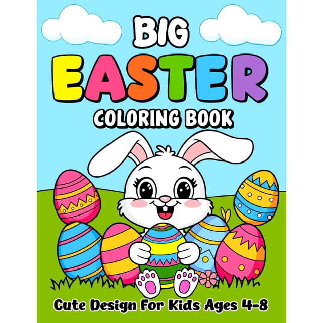 Libro para colorear de Pascua, publicación independiente, para niños de 4 a 8 años