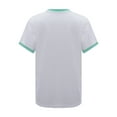 thumbnail image 2 of Sholeno Kids Boys Soccer Jersey Sports Shirt Quick Dry Fit Short Sleeve T-Shirt Breathable Athletic B White XXS, 2 of 7