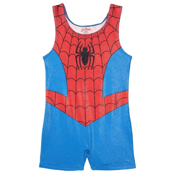 Marvel Spider-Man Gymnastics Leotard Cosplay Romper Toddler to Little Kid