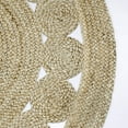 thumbnail image 3 of Jaipur Art And Craft Ecofriendly 100x100 cm (3.33 x 3.33 Square feet) Beige Round Jute Area Rug, 3 of 4