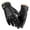 Black, variant on Winter Sheepskin Leather Gloves, Ribbed Non-Slip Cuffs Warm Gloves with Soft Wool Lining, Touchscreen Driving Gloves for Motorcycle or Sports, Elastic Design, 1Pair, Modern Style(Black,3.8x1.6")