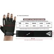 RDX Weight Lifting Gloves Fitness Bodybuilding Training Cycling Gym Equipment Brown Small