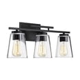 thumbnail image 4 of 3 Light Bath Bar-Contemporary Style with Modern and Bohemian Inspirations-8.75 inches Tall By 24 inches Wide-Satin Nickel Finish Bailey Street Home, 4 of 8