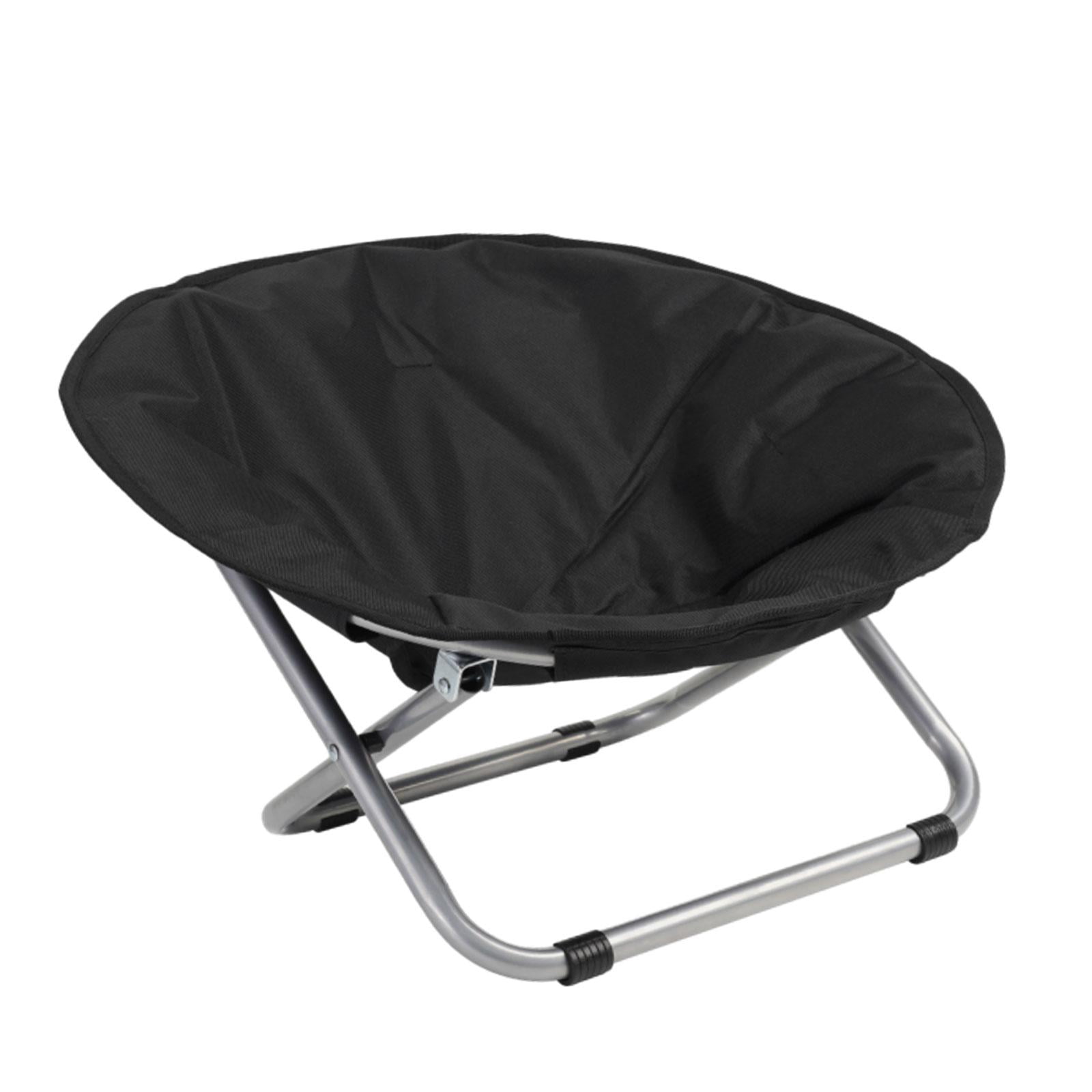 Bvdfgk Elevated Cat Bed Foldable Elevated Dog Bed Pet Furniture Adjustable Height Metal Black