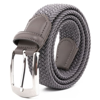 Woven Stretch Braided Belt with Alloy Buckle - Elastic Unisex Belt JUKMO Elastic Braided Belt, Stretch Woven Belt in Gift Box  main image 4