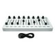 thumbnail image 3 of Controlador MIDI portátil, 8 perillas, 8 actuadores de control asignables Controlador USB Consola de mezcla MIDI, 3 of 8
