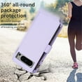 thumbnail image 4 of Jiahe Cover for Google Pixel 7, RFID Blocking Wallet Case,Shockproof Magnetic Zipper Wallet Card Holer Stand Case,with Wristband Strap Full Body Protection Case Cover, purple, 4 of 5