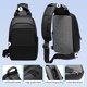 thumbnail image 5 of Bolsos cruzados para hombre, pequeños bolsos de hombro de cuero, bolsos de mensajero, bolsos de cuero con tarjetero y portalápices para iPad Mini, bolsos casuales para viajes, oficina,, 5 of 6