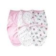 thumbnail image 1 of Mantita insular SU3007 3PCS Baby Swaddle Wrap Manta Manta de dormir infantil de algodón suave con lindo patrón de helado para bebés recién nacidos Niños Niñas Insular Mantita, 1 of 7
