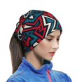 thumbnail image 6 of Neck Gaiter Face Cover Scarf, geometric elements Soft Face Sun Mask Cover Scarf Headband Cooling Sweat Absorbing Bandanas Hiking Cycling Running, 6 of 7