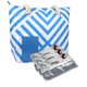 thumbnail image 1 of Bolsa térmica para vino rojo, portátil bolsa de mano para playa roja para vino, 1 of 7