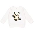 thumbnail image 2 of Inktastic Cute Panda Bear Toddler Sweatshirt, 2 of 4