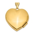thumbnail image 3 of 14k 21mm Heart with Diamond Locket (Heart Charm Inside Locket) in 14k Yellow Gold, 3 of 3