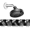 thumbnail image 4 of Yialzm Five Water-saving Concealed Shower Adjustable Top Spray Shower Head with Multiple Modes High-pressure Massage Detachable Limiter Easy Install and Self-cleaning Nozzles, 4 of 8