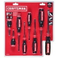 thumbnail image 2 of CRAFTSMAN Bi-Material Screwdriver Set (8 pc), 2 of 2