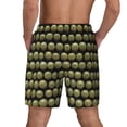 thumbnail image 2 of Lsque Mens Swim Trunks Cactus Farmland Pattern - Bathing Suit Compression Liner - Beach Swim Shorts Swimwear - (S-3XL) - Stretch Quick Dry -3X-Large, 2 of 9