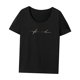 thumbnail image 3 of Camiseta básica de verano con cuello redondo para mujer, camiseta básica elegante para viajar y acampar SG, 3 of 7