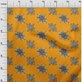 thumbnail image 2 of oneOone Cotton Poplin Fabric Floral Block Printed Fabric 1 Yard 42 Inch Wide, 2 of 4