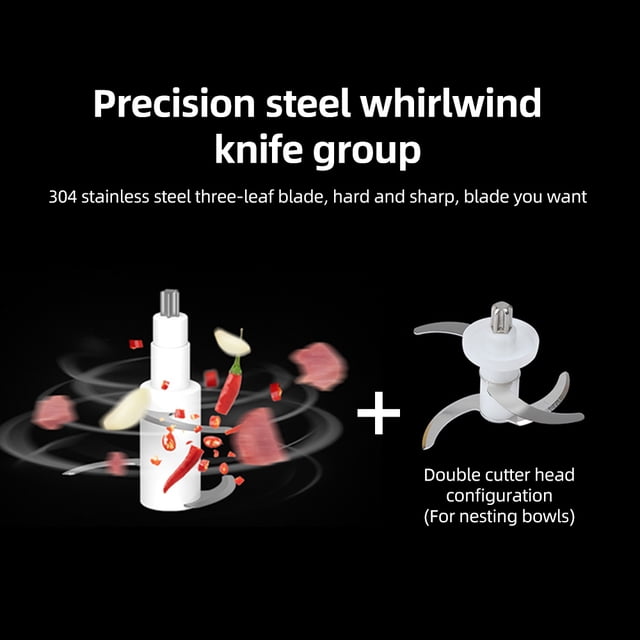 Electric cooking machine,Puree Processor 150w 1500mah Meat Silicone Mat Scraper And Meat Processor 1500mah Meat Mat 3x240ml Processor Mat With 3x240ml Mat And Container 150w 3x240ml With 600ml