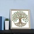 thumbnail image 2 of 1pc Tree of Life Pattern Stencils Decoration Template (8x8 inch) Plastic Tree Drawing Painting Stencils Square Reusable Stencils, 2 of 9