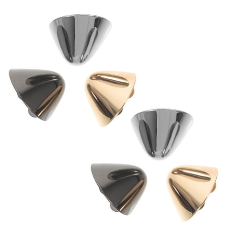 3 Pairs Metal Shoes Pointed Protector High Heels Toe Cap Elegant High Heels Tip Cover