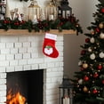 thumbnail image 3 of Large Festive Holiday Stocking Classic Santa Design for Seasonal Decorations and Storage, 3 of 5