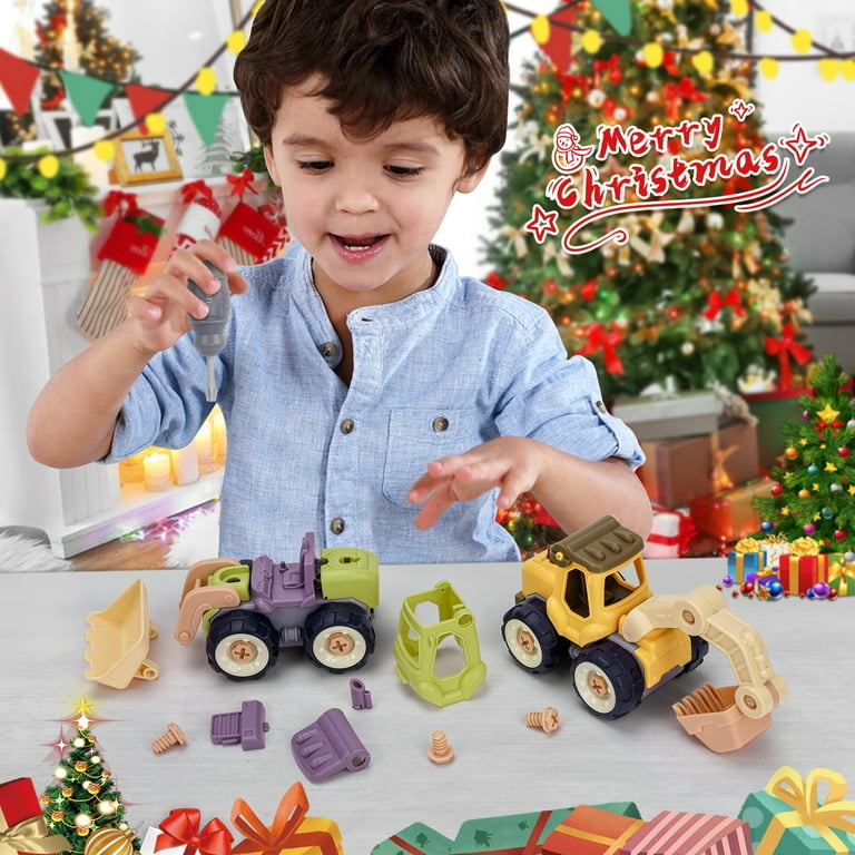 Toy Cars for Year Old Boys, Construction Toys for Kids Age