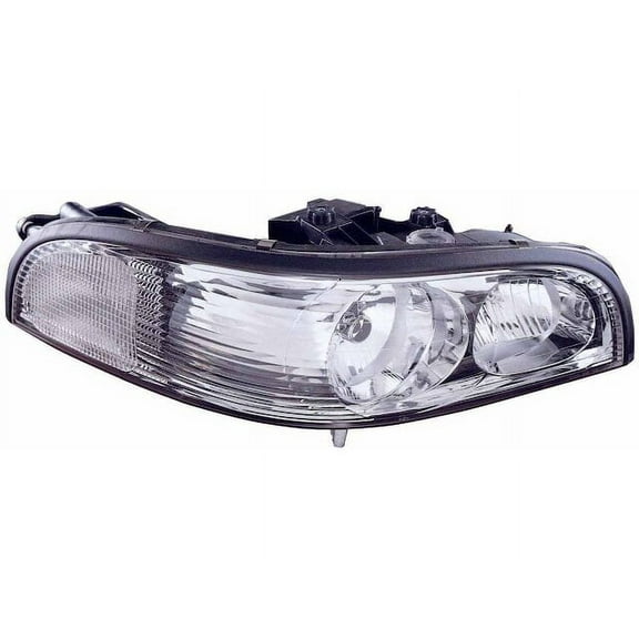 Right Passenger Side Headlight Assembly - Compatible with 1997 - 2005 Buick Park Avenue 1998 1999 2000 2001 2002 2003 2004