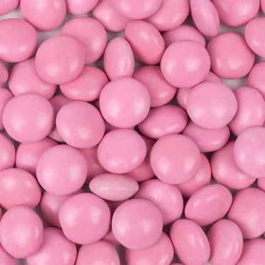 1,000pcs Pink Candy Coated Minis (2lbs - approx. 1,000pcs) - Milk Chocolate