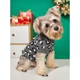 thumbnail image 2 of Nvzi Ropa para perros M, suéter grueso y cálido de invierno para cachorros M (gris, M), 2 of 4