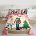 thumbnail image 2 of Homewish Cute Christmas Nutcracker Full Size Comforter Sets, Cartoon Ballet Princess Bedding Comforter Set, Teens Kids Boys Girls Reversible Bedding Sets, Ultra Soft Bedroom Decor, 3 Pieces, 2 of 8