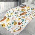 thumbnail image 4 of Manta con estampado de animales, 1 unidad, suave y cómoda, manta fresca para dormitorio, para el hogar, la oficina, viajes y acampadas, 4 of 7