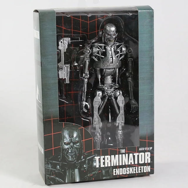NECA-figura de acción de Terminator 2, juguete de modelo coleccionable de PVC de 7 "y 18cm, Arnold Schwarzenegger, T-800